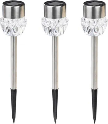 Obrázok produktu pre Solárne záhradné osvetlenie Crystal, 3 ks