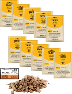 Produktbild von 10 x Mangrove Jack's - Honigwein hefe 11g - M05 Hefe zur Met-Gärung Hefe für Honig