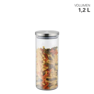Immagine prodotto di Vaso di stoccaggio in vetro da 1,2 l