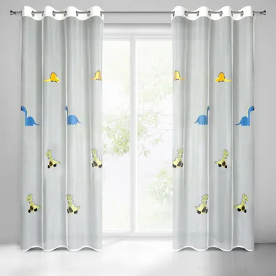 Obrázek produktu pro Eurofirany 417867, Sheer, Vícebarevný, Vzorovaný, Polyester, Prsten, 35 g/m²