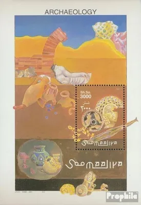 Produktbild von Briefmarken Somalia 2001 Mi Block81 (kompl.Ausg.) postfrisch Archäologische Fundstätten