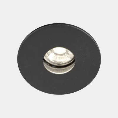 Image de KOHL LIGHTING VENUS DOT : luminaire encastré avec un diamètre de cadre de 80 mm, noir, LED 8 W
