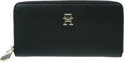 Produktbild von Tommy Hilfiger Damen Wallet/ Portemonnaie/ Geldbörse Schwarz Kunstleder