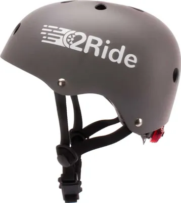 Zdjęcie produktu dla Kask rowerowy dla dzieci Sun Baby TRACKER Love 2 RIDE S 50-54 cm LED grafitowy