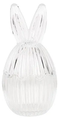 Image de Clayre & Eef Pot en verre Œuf Ø 9x17 cm Verre transparent