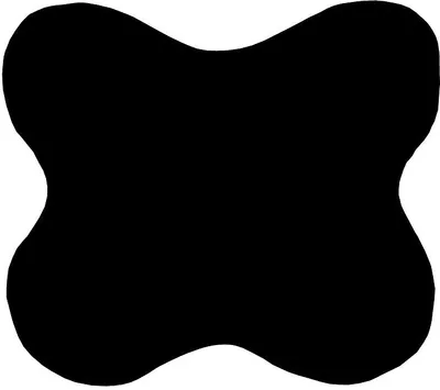 Produktbild von Bezug ACAMAR Schmetterlingskissen : Farbe - Schwarz