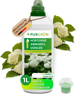 Produktbild von Purgrün Hortensie-Annabell-Dünger 1 Liter,