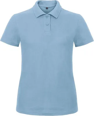 Produktbild von Damen-Poloshirt, Kurzarm - B&C ID.001/W - light blue - Größe XL