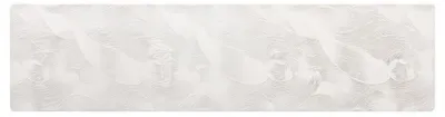 Obrázok produktu pre Podložka pod taniere, PVC, dekoratívna, protišmyková, odolná voči teplu, 150 x 38 cm, biela
