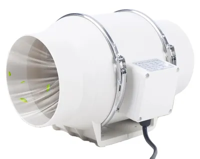 Obrázok produktu pre Inline ventilátor, 75 W, rozmery: 31,3 × 22,5 × 21 cm, prietok vzduchu: 540 m³/h, napätie: 220 V, frekvencia: 50 Hz