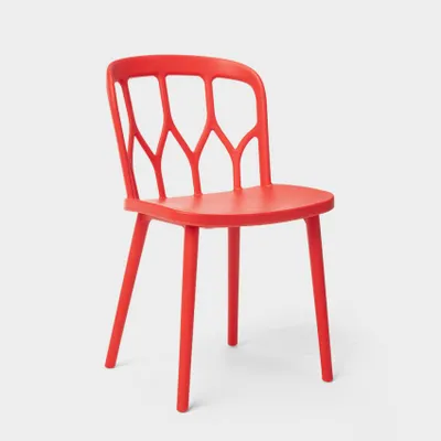 Produktbild von Modernes Design Stühle für Küchenbar und Garten In Alchemie Polypropylen Flow - Rot