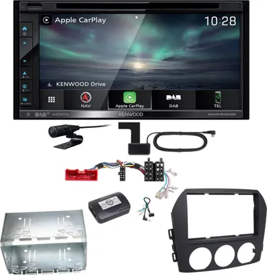 Produktbild von Kenwood DNX-5190DABS Navi Carplay Android Auto USB Einbauset für Mazda MX-5 NC