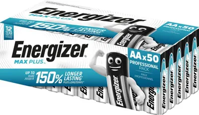 Produktbild von Energizer Max Plus LR6 Mignon AA Batterie 50er Karton