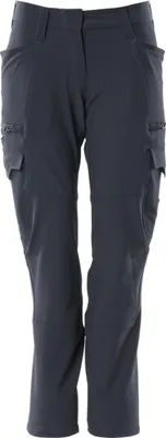Image de Pantalon avec poches sur les cuisses Noir bleu, taille 76 C38 MASCOT 18178-511-010