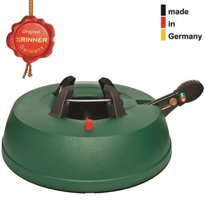Produktbild von Krinner Weihnachtsbaumständer grün mit Wassertank Christbaumständer Fußhebel