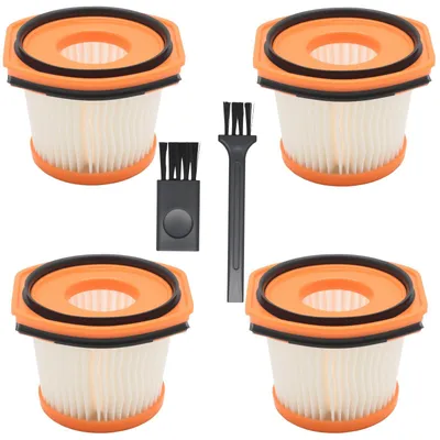 4 Filter-Ersatzteile + 2 Bürsten für Shark WV361/WV362
