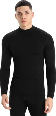 Zdjęcie produktu dla Icebreaker 260 Tech Turtleneck Long Sleeve Baselayer Black L Man Black L