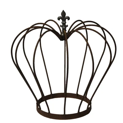 Produktbild von Edelrost Gartenkrone Garten Krone Deko Dekoration Metallkrone Dekokrone Gartendekoration 54cm rost
