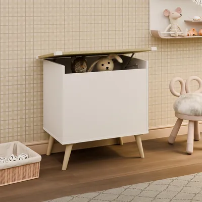 Produktbild von VCM Holztruhe | Maße ca. H. 65 x B. 68 x T. 39 cm | Kiste für alle Wohnräume | Aufbewahrungsbox | Kiste - Bosula L
