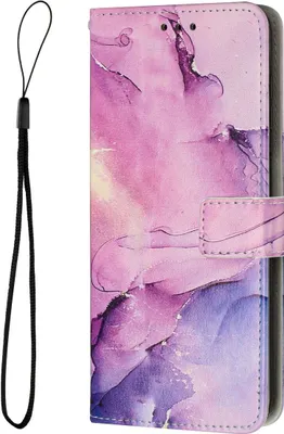 Produktbild von König Design Hülle kompatibel mit Apple iPhone 15 Kunstleder Handyhülle - Handy Case Lila