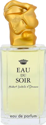 A clear, front-facing studio shot of a perfume bottle.