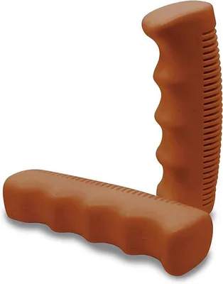 Produktbild von Famanu Fahrradgriffe Retro schwarz Gummi rutschfest vintage für City- und Herrenfahrräder