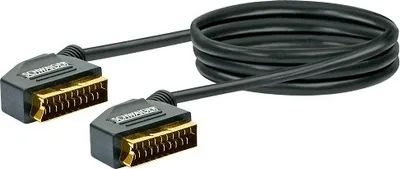 Produktbild von Schwaiger SCA3015 537, 1,5 m, SCART (21-pin), SCART (21-pin), Männlich, Männlich, Schwarz