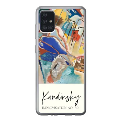 Obrázek produktu pro Kryt na mobilní telefon pro Samsung Galaxy A52 5G Improvizace č. 30 - Wassily Kandinsky - Umění Silikonové měkké pouzdro