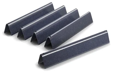 Image de Solidchoice - Barres de protection contre la chaleur en acier émaillé pour barbecues à gaz (lot de 5)