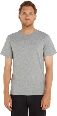 Productafbeelding van Tommy Jeans heren T-shirt, model Original Jersey, grijs, maat XL