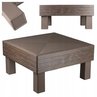 Obrázek produktu pro Zahradní stůl Kater Elements Walnut 261195 | 65x65x29cm | Brown