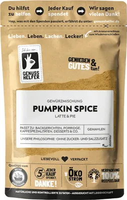 Produktbild von Pumpkin Spice, gemahlen, Pumpkin Spice Latte & Pumpkin Pie Gewürz, 50g