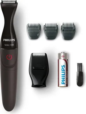 Image de Tondeuse à barbe de précision Philips MG1100/16 Noir lavable 4 longueurs 1-5 mm