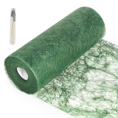 Obrázek produktu pro Stolní běhoun, tmavě zelený, 20 cm x 25 m pro slavnostní dekoraci