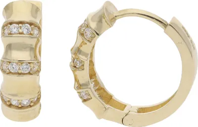 Produktbild von JuwelmaLux Creolen 585/000 (14 Karat) Gold mit Zirkonia JL41-06-0031