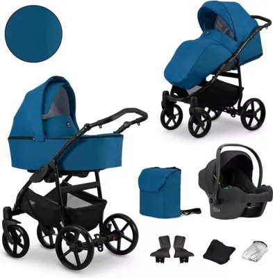 Produktbild von Kinderwagen Kunert MATA 3in1 - Farbe: Marineblau