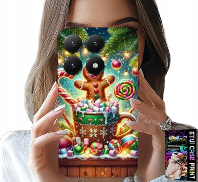 Produktbild von Etui Do Xiaomi 17 - Piernik Pierniki Świąteczne Wzory +Szkło