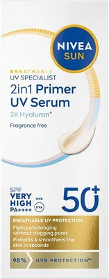 Produktbild von NIVEA Sun Primer Daily UV Serum SPF50+ 30ml