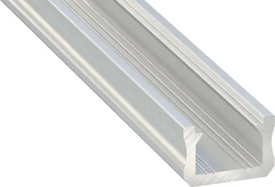Obrázek produktu pro Hliníkový profilový pásek LED bílý | typ X | s koncovkou a montážním držákem | mléčný kryt | 1m