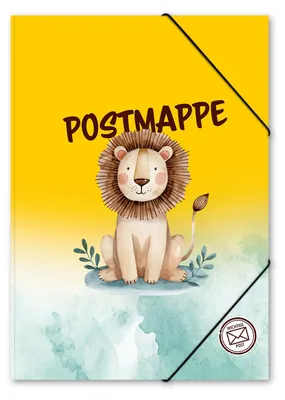 Image de Pochette Itenga en carton A4, motif LION