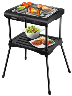 Obrázok produktu pre Unold UNO 58550, 2000 W, Grilovanie, 360 x 700 x 500 mm, Jednotka na varenie, Čierna, Obdĺžnikový