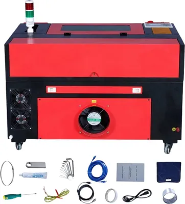 Obrázek produktu pro 50W laserová gravírka CO - Laserová řezačka a gravírka - pracovní plocha 300 × 500 mm - přesné řezání a gravírování
