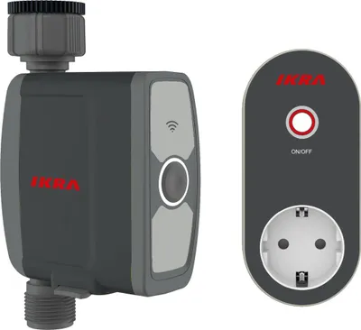 Produktbild von Ikra Bewässerungscomputer Wlan inkl. Wlan Gateway mit Steckdose
