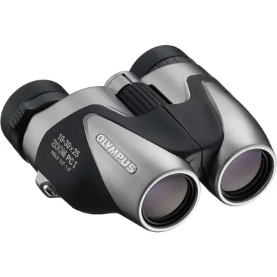 Produktbild von Olympus 10-30x25 Zoom PC I - Porro - 30x - 2,5 cm - Černá - Stříbrná - 315 g