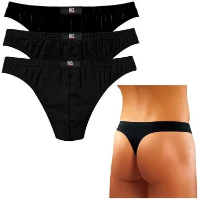 Produktbild von H.I.S. String 3 er-Pack schwarz Größe S