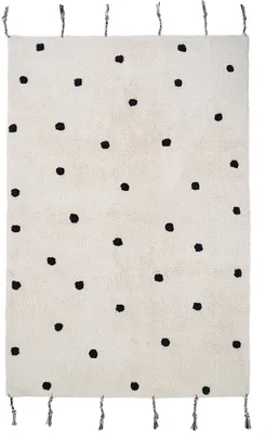 Produktbild von Nattiot Teppich 100 cm x 150 cm Nümi Schwarz