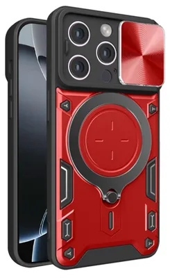 Zdjęcie produktu dla Techsuit CamGuard Pro etui na iPhone 16 Pro – czerwone
