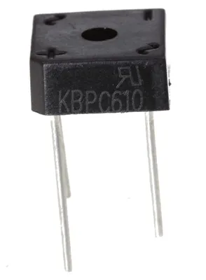 10 Stück KBPC610 Brückengleichrichter 6A 1000V Kunststoffgehäuse