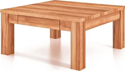 Produktbild von Couchtisch VENTO 70 x 70 aus Massivholz, Kernbuche Naturgeölt