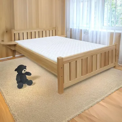 Produktbild von Kinderbett 140 x 200 cm | Massivholz: Buche | Natur Lackiert